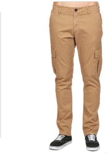 Classic Combact Trousers For Men - Carton Color