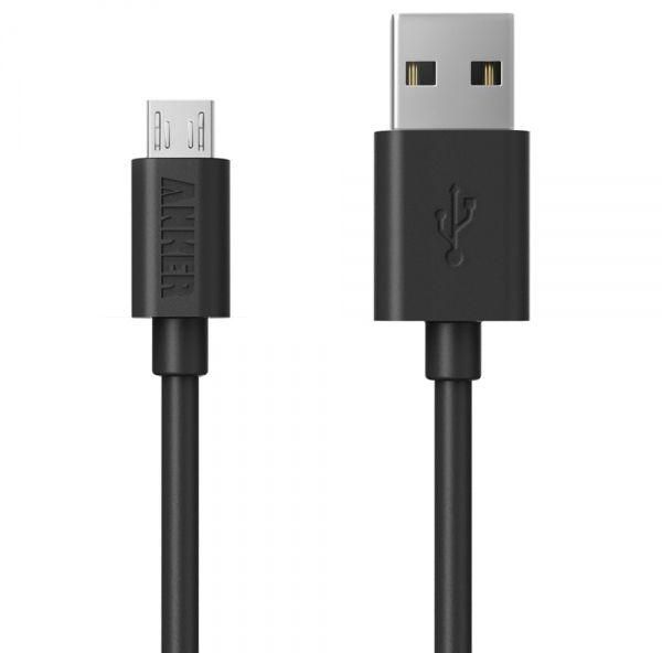 Anker Micro USB to USB Cable, Black, A7103611