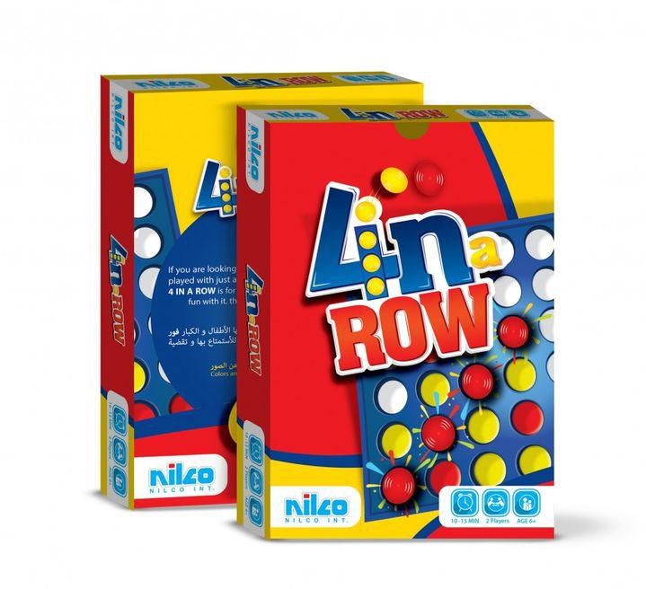 Nilco Nilco Mini 4 in A Row Toy For 2 Player - No:59121