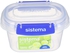Get Sistema Plastic Food Container with Clip Cover, 400 ml - Blue with best offers | Raneen.com