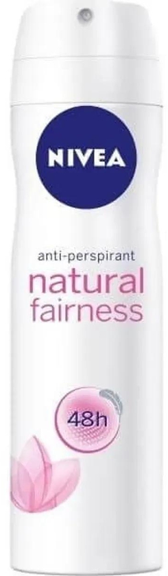 Nivea | Natural Fairness Deodorant Spray For Women | 150Ml