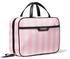 Victoria's Secret Jetsetter Hanging Cosmetic Case, Pink Iconic Stripe, One-Size, Cosmetic Bags