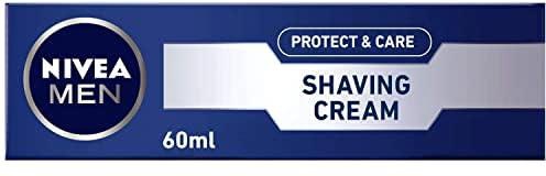 NIVEA MEN Shaving Cream, Protect & Care Aloe Vera, 60ml