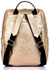 Silvio Torre Textured Shinny Leather Backpack -Gold