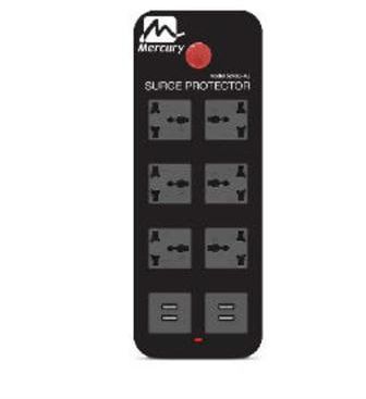 Smartc TV GUARD / FRIDGE GUARD SURGE PROTECTOR WITH USB