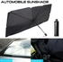 شماسه و مظلة حاجب الشمس للسيارة - قابلة للطي 1 قطعة اسود