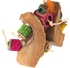 Coollapet Back-To-Back Play Bird Toy (14 x 2 x 10 cm)