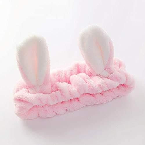 Deira Korea Cute Rabbit Ear Headband, Pink
