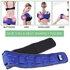 Adjustable electric vibration massage slimming belt, fat burning slimming belt waist trainer, 50 inches * 7 inches, men and women