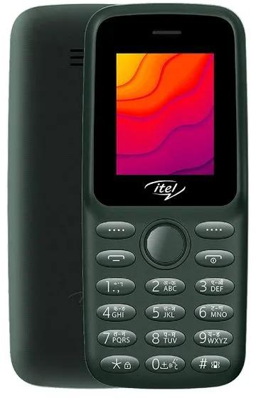 Itel 2163, 1.8"Display 1000mAh, Bright Torch, Wireless FM- Dual Sim- Black PHONE