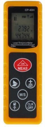 Generic CP-40H 40M Handheld Digital Laser Distance Meter Range Finder Diastimeter Yellow