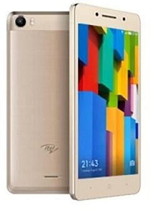 itel A31 5-Inch (1GB, 8GB ROM) Android 7.0 Nougat, 8MP + 2MP Dual SIM 3G Smartphone - Champagne Gold