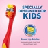 فرشاة أسنان يدوية للأطفال من اورال-بي، فرشاة فائقة النعومة ومتعددة الألوان - قطعة واحدة