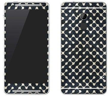 Vinyl Skin Decal For HTC One Max Connect The Dots (Black)