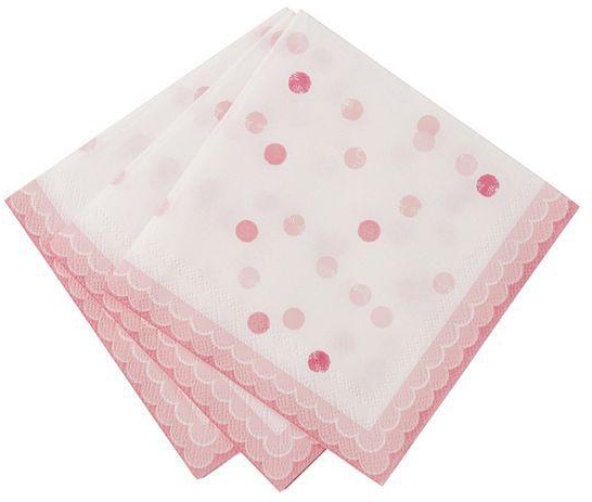 Talking Tables Pink n Mix Cocktail Napkin V2 (small)- Babystore.ae