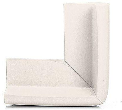 Universal 2Pcs Child Corner Edge Protectors Cushion Guard White
