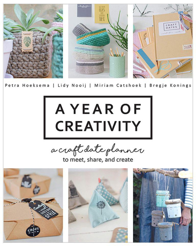 A Year Of Creativity: A Craft Date Planner To Meet, Share And Create Paperback