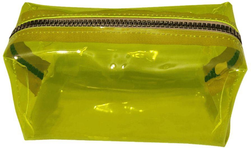 Brand Stores Water Proof Makeup PVC Organizing Bag - Lemon Yellow