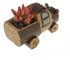 Magideal Resin Truck Container Planter Bed Succulent Pot Herb Flower Trough Box-Brown