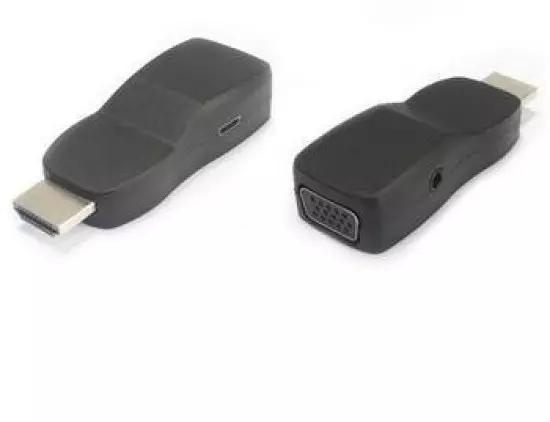 PremiumCord Converter HDMI to VGA miniature design with sound and power connector | Gear-up.me