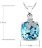 JewelOra Sterling Silver 925 Austrian crystal Pendant Necklace Model YO100992