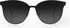Dark Black Round  Sunglasses for Men