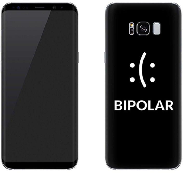 Vinyl Skin Decal For Samsung Galaxy S8 Bipolar