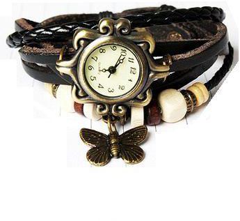Women Leather Watch ساعة حريمي جلد طبيعي