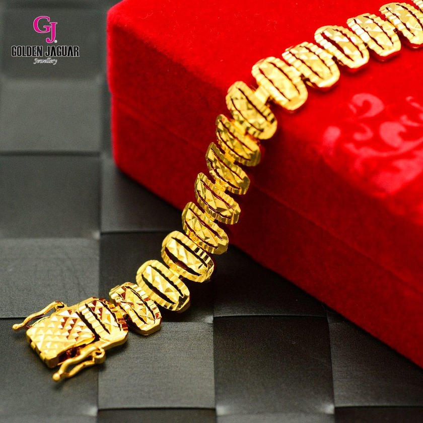 GJ Jewellery Emas Korea Bracelet - Pin Kikir 28612112