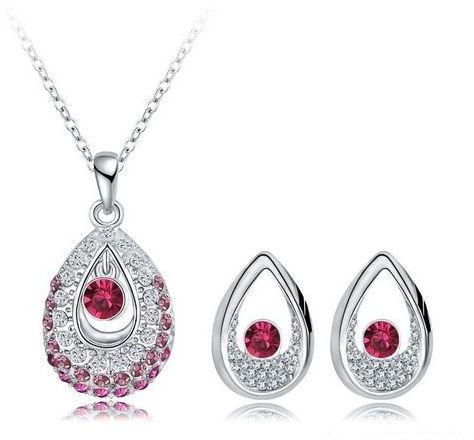 Fashion Jewelry Set With Shining Crystal C