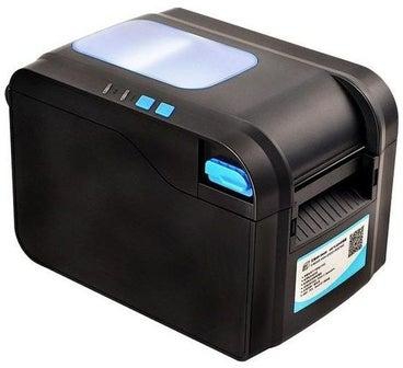 Thermal Barcode Sticker Printer Black/Blue