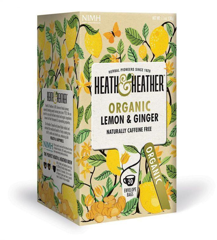 Heath And Heather Organic Lemon&Ginger Tea 20’S