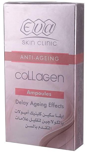 Eva Anti-Aging Collagen Ampoules Delay Ageing Effects 10 Amp 2Ml