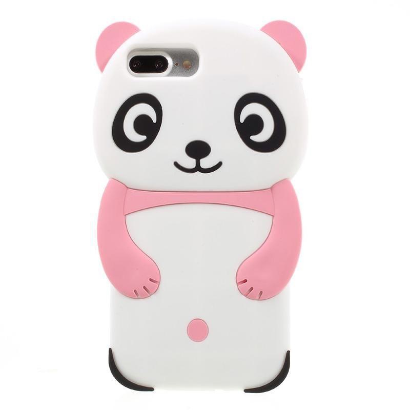3D Cute Cartoon Silicone Protective Case Cover for Apple iPhone 7 Plus (5.5 inch) - Panda