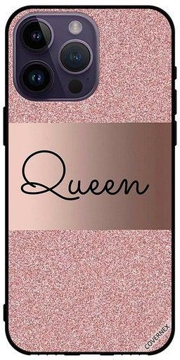 Protective Case Cover For Apple iPhone 14 Pro Max Queen Glitters Bg