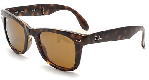Ray Ban Folding Wayfarer Unisex Sunglasses (RB4105-710/51-50)