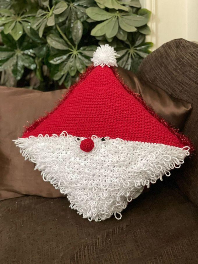Handmade Santa Clause Christmas Cushion 38×38