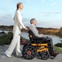 كرسي متحرك كهربائي للخدمة الشاقة، كرسي متحرك كهربائي قابل للطي وخفيفة الوزن ، كرسي متحرك كهربائي قابل للطي بطارية 24 فولت 12 أمبير للعاعب السن