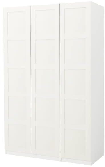 PAX / BERGSBO Wardrobe, white/white, 150x60x236 cm - IKEA