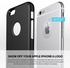 Rearth Ringke Slim Logo Cut Gun Metal Premium Dual Coated Hard Case Cover & OZONE Screen Guard for Apple iPhone 6 Plus