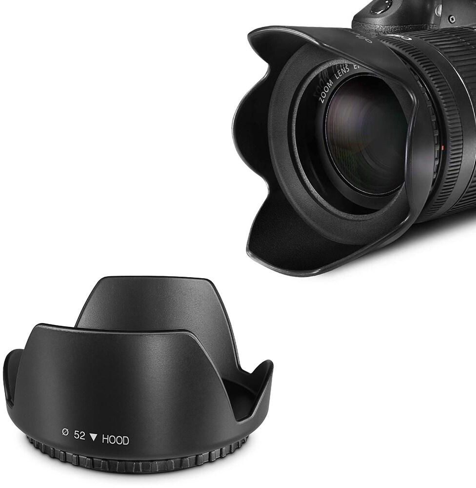 O Ozone Professional 52Mm Tulip Flower Lens Hood [ Compatible For Nikon, For Canon DSLR Camera, Digital Cameras And Camcorders ] [Protects Lens From Accidental Impact]