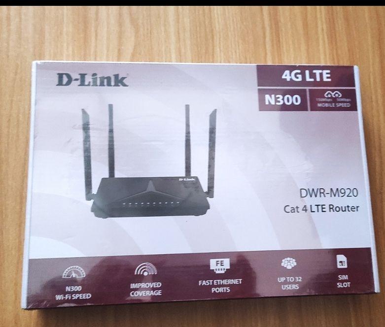 Dlink D-LINK DWR M-920 4G LTE SIM ROUTER