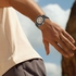 Tentech Nylon Watch Band For Samsung Galaxy Watch 6 / 5 / 4 Bands 40mm 44mm/Watch 5 Pro Band 45mm/Watch 4 / 6 Classic Bands 42mm 43mm 46mm 47mm, Alpine Loop Sports Band - Dark Gray & Orange