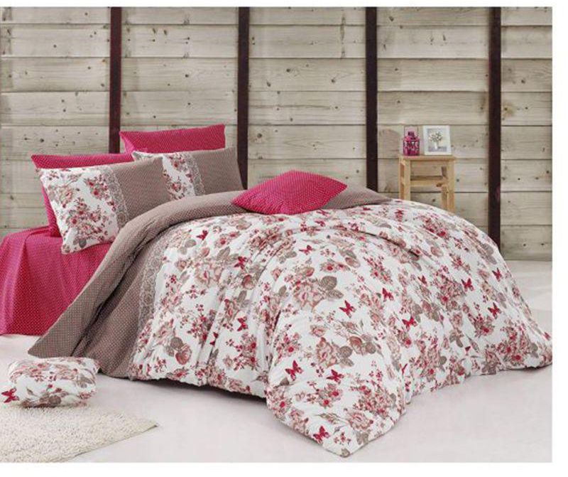 2 Piece Butterfly Duvet Cover Set White Pink Beige Single Price
