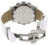 ساعة تيسوت تي- تتوش بسوار جلدي ابيض صناعة سويسرية للنساء T0472204608600