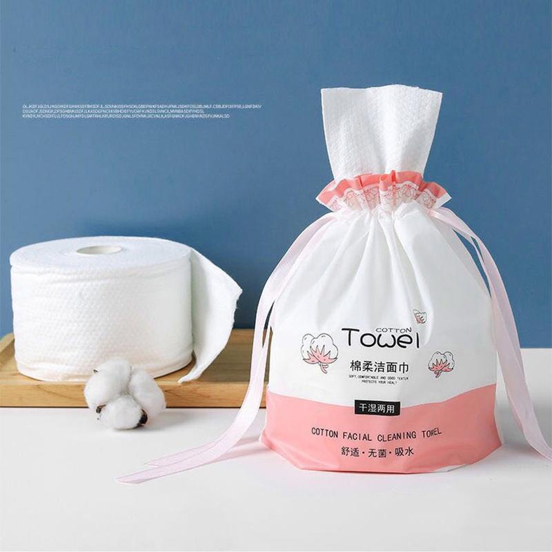 Disposable Facial Tissue Cotton Cleansing Towel Portable Makeup Remover Wipes