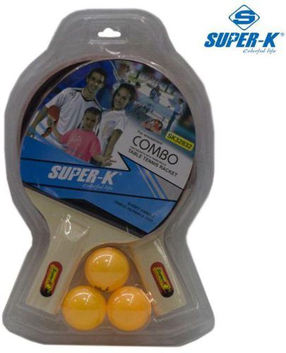 Super-K Table Tennis Set (2 Bats+3 Balls)