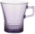 Pasabahce Tea Mug Set Kuvars -6 Cups- 250 ml -Purple Color-Turkey Origin