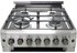 Mika MST614GHI/WOK Standing Cooker, 60cm X 60cm, 4 Gas with WOK burner, Electric Oven, Half Inox  