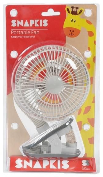 Snapkis Portable Fan Keeps Your Baby Cool (Grey)
